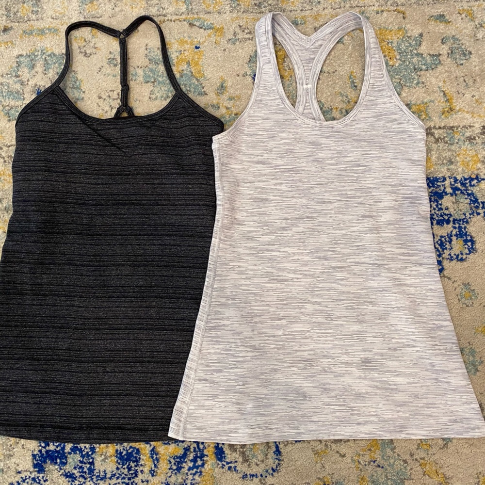 Beyond Yoga and Gap Body workout tanks